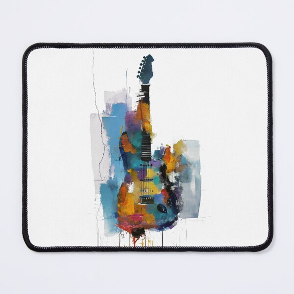 Item preview, Vibrant Electric Guitar Abstract designed and sold by caracatita75.