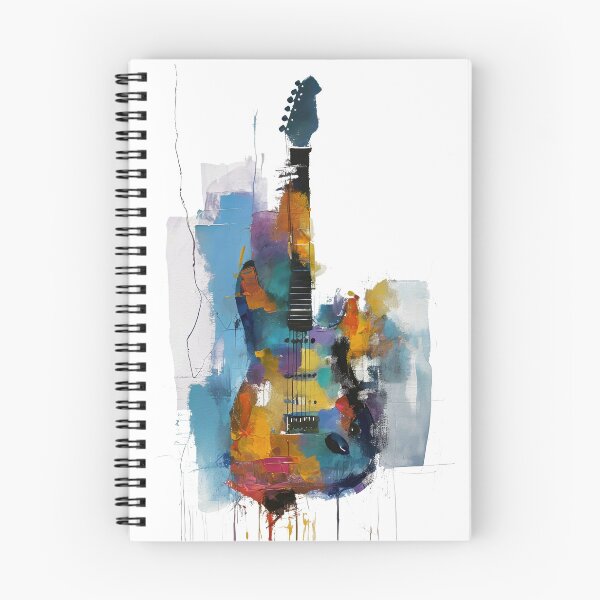 Item preview, Vibrant Electric Guitar Abstract designed and sold by caracatita75.