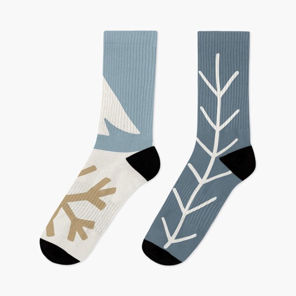 Item preview, Minimal Winter Illustration With Bird, Snowflake, And Branches In Blue Tones For Decor designed and sold by Rue Market.