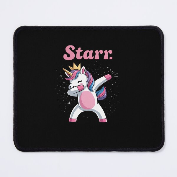Item preview, STARR Name Personalized Birthday Dabbing Unicorn Queen designed and sold by RayArmstrong.