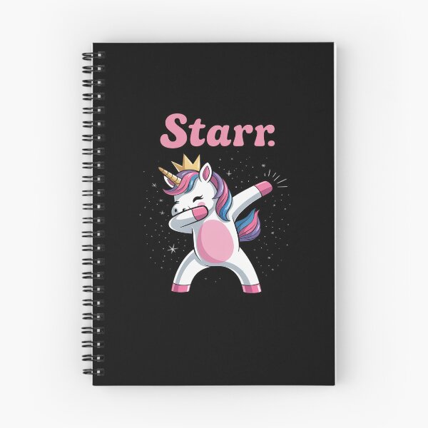 Item preview, STARR Name Personalized Birthday Dabbing Unicorn Queen designed and sold by RayArmstrong.