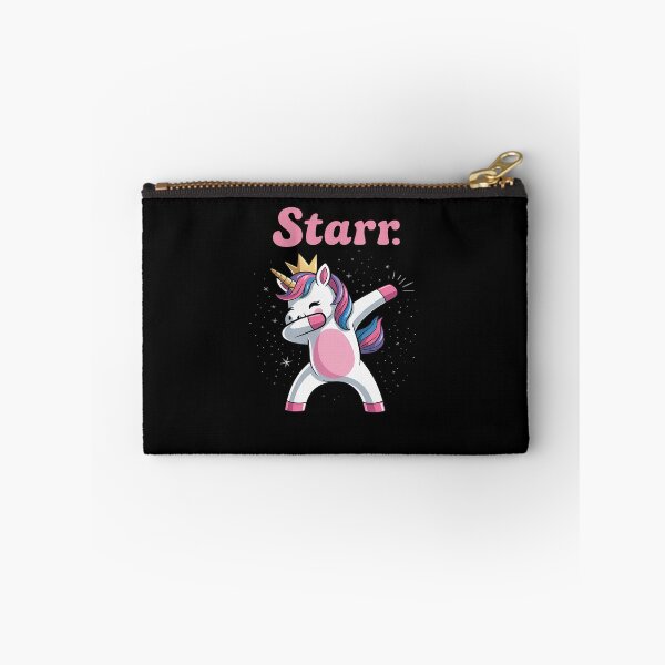 Item preview, STARR Name Personalized Birthday Dabbing Unicorn Queen designed and sold by RayArmstrong.