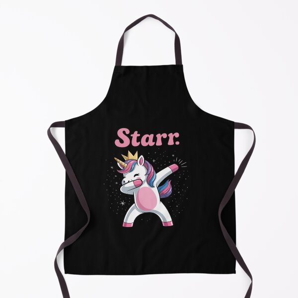 Item preview, STARR Name Personalized Birthday Dabbing Unicorn Queen designed and sold by RayArmstrong.