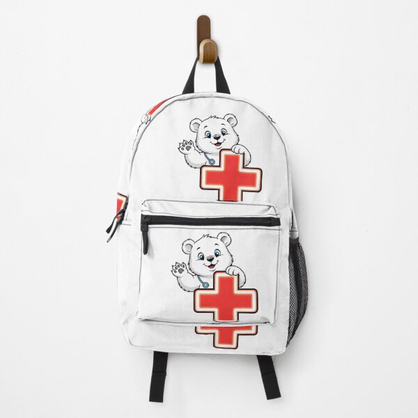 Item preview, Adorable Doctor Polar Bear with Red Cross designed and sold by Linework Studio.