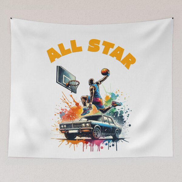 Item preview, All Star Slam Dunk Basketball  designed and sold by freshwear design.