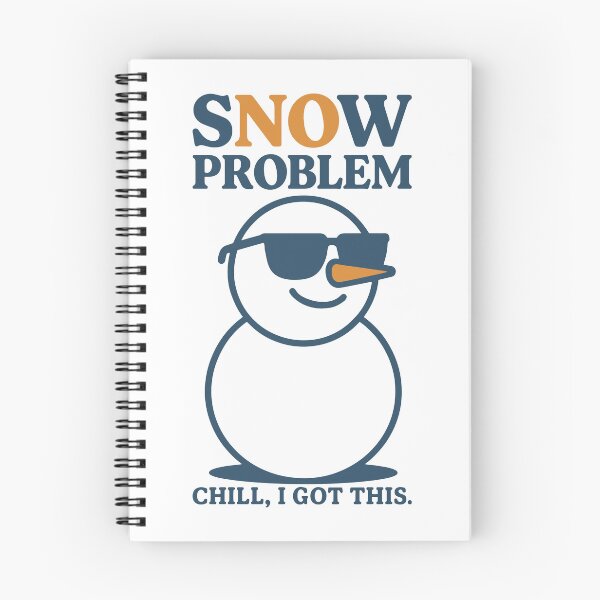 Artikelvorschau, Schneeproblem – Chill, ich habe diesen lustigen Schneemann im Winter entworfen und verkauft von SnappyPNG.