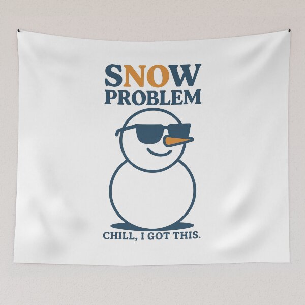 Item preview, Snow Problem – Chill I Got This Funny Snowman Winter designed and sold by SnappyPNG.