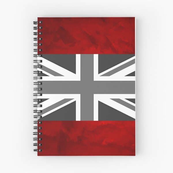 Item preview, black and white union Jack with red coulurful background designed and sold by Henrybubbles400.