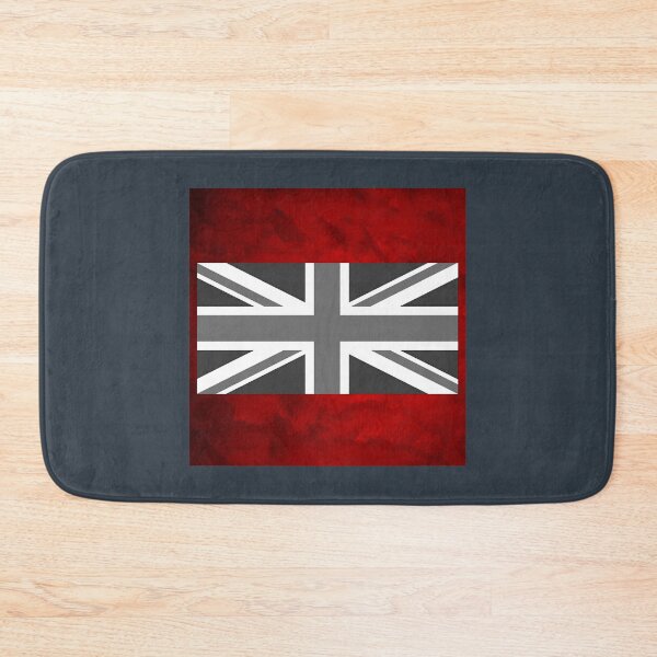 Item preview, black and white union Jack with red coulurful background designed and sold by Henrybubbles400.