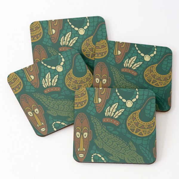 Item preview, Sepik River Crocodile Spirit Pattern designed and sold by DiiStyle.