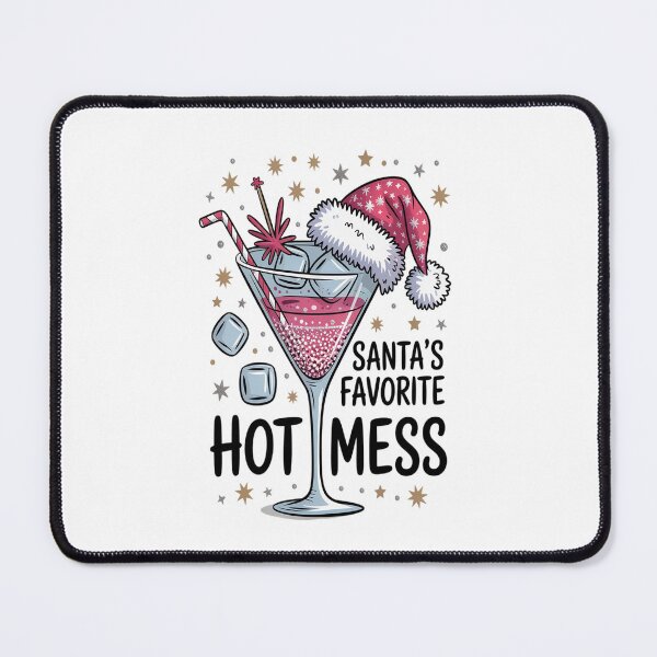 Item preview, Santa's Hot Mess  Christmas Martini designed and sold by MinaReinger.