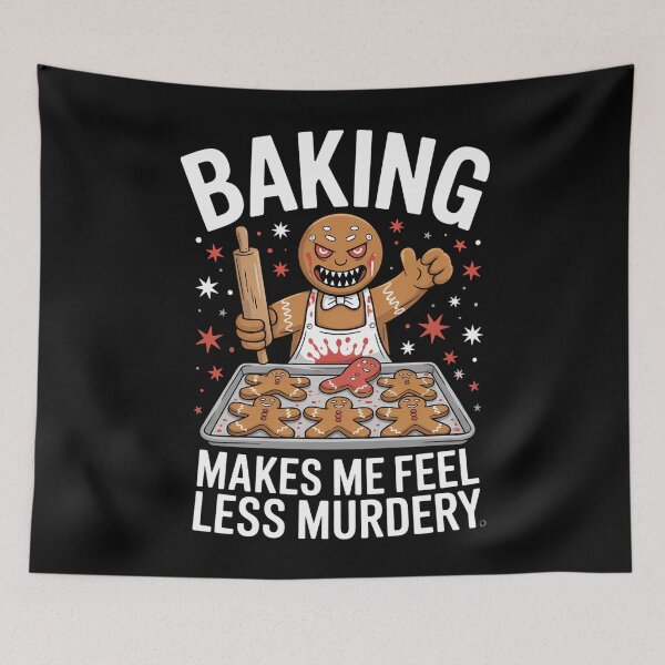 Item preview, Funny gingerbread cookie baking holiday christmas designed and sold by cosmicncozyS.