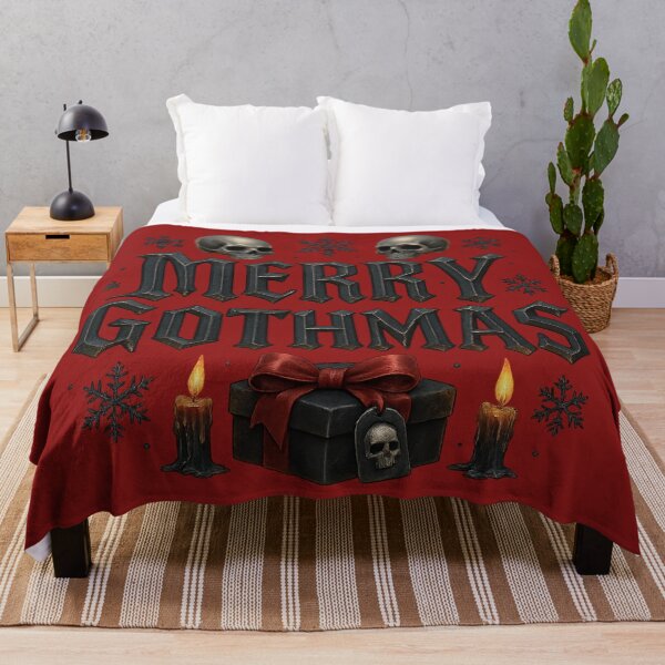 Item preview, Merry Gothmas – Gothic Christmas Skull Design designed and sold by TrendTribeTP.