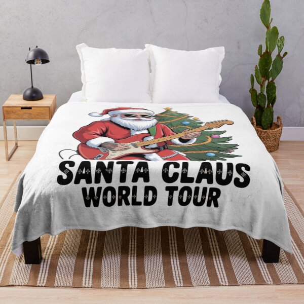 Item preview, Santa Claus World Tour Rock And Roll Christmas Guitar Sublimation designed and sold by AmparoBoyle.