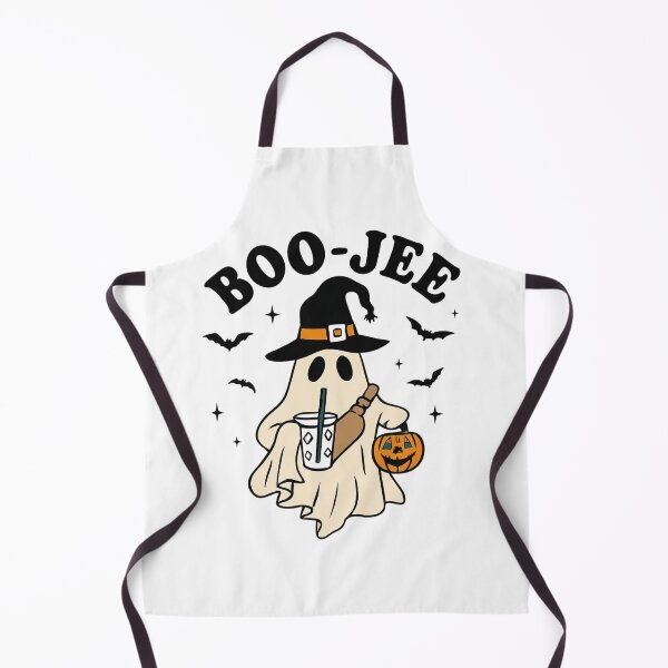 Item preview, Boo-Jee Ghost In Witch Hat With Drink And Pumpkin Bucket For Halloween designed and sold by Rue Market.