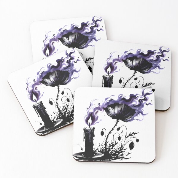 Item preview, Purple Flame and Flower, Ai Generated Art  designed and sold by ACC .