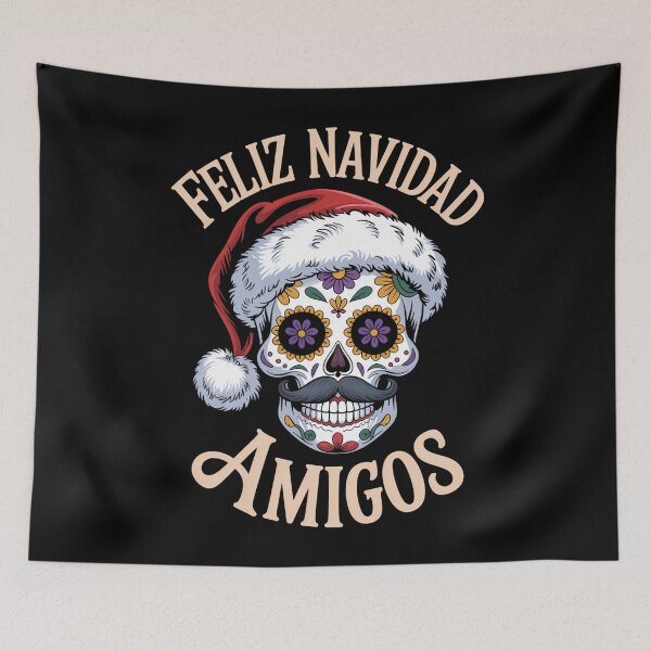 Item preview, Funny Skull Mexican Christmas designed and sold by cosmicncozyS.