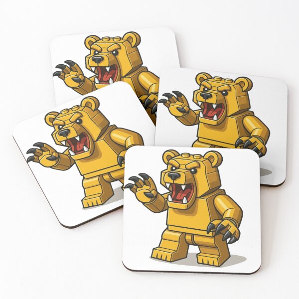 Item preview, LEGO Bear – Fierce Roaring Edition designed and sold by GlowAIDesigns.