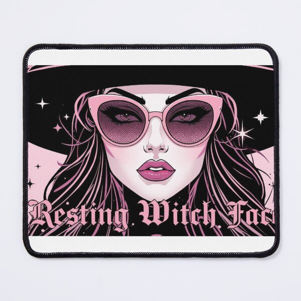 Item preview, Resting Witch Face – Glam Witch Aesthetic Halloween Art designed and sold by HustlingMom.