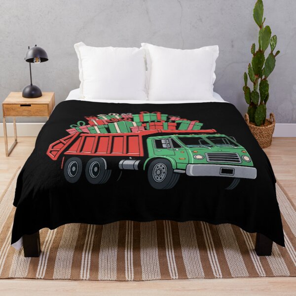 Item preview, Garbage Truck Xmas Christmas Winter designed and sold by cosmicncozyS.
