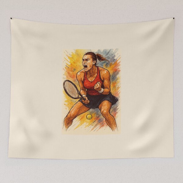 Item preview, Aryna Sabalenka Tennis Player designed and sold by Sarcastic designs.