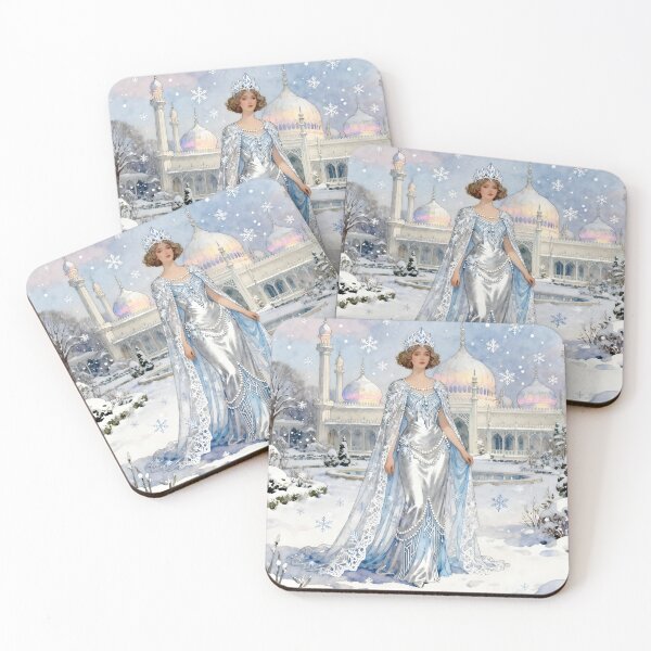 Item preview, Goddess Queen of Snow. Christmas Victorian. Yule. Royal Pavilion. Brighton designed and sold by SoniaSarkali.