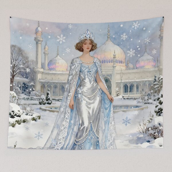 Item preview, Goddess Queen of Snow. Christmas Victorian. Yule. Royal Pavilion. Brighton designed and sold by SoniaSarkali.