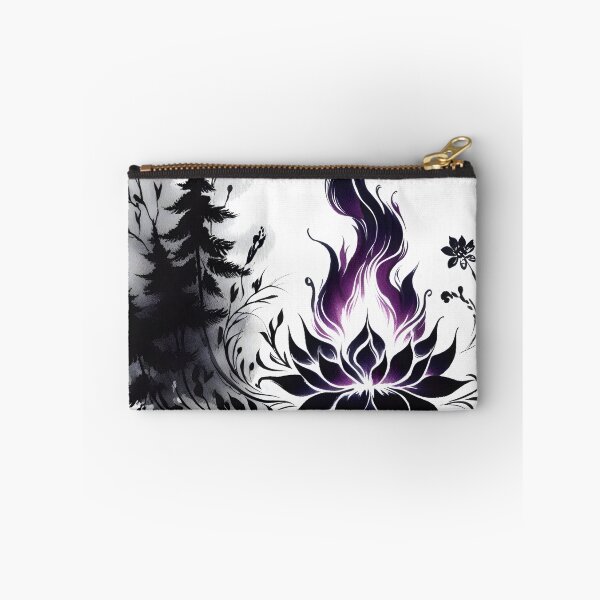 Item preview, Purple Flame and Flower, Ai Generated Art  designed and sold by ACC .