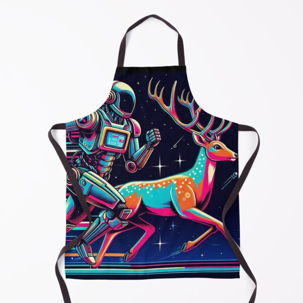 Item preview, robot and deer running designed and sold by Dogandesighn.