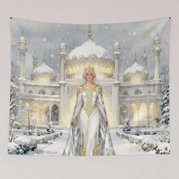 Item preview, Goddess Queen of Snow. Christmas Victorian. Yule. Royal Pavilion. Brighton designed and sold by SoniaSarkali.