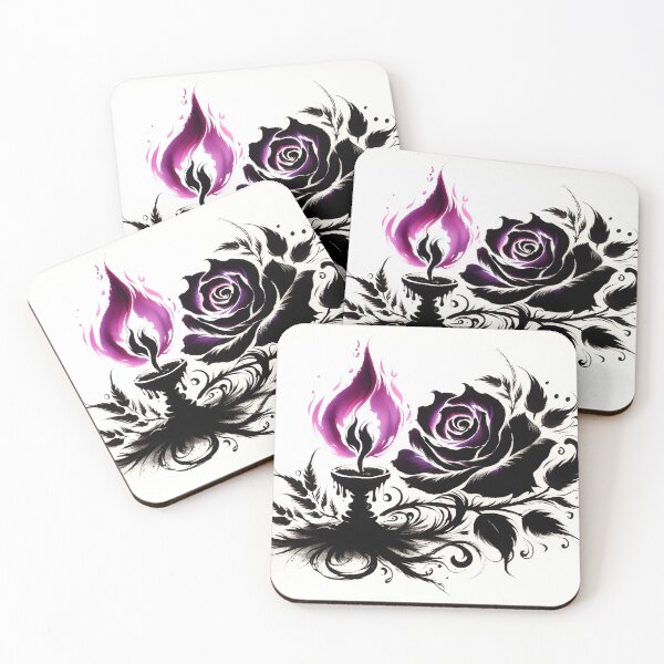 Item preview, Purple Flame and Flower, Ai Generated Art  designed and sold by ACC .