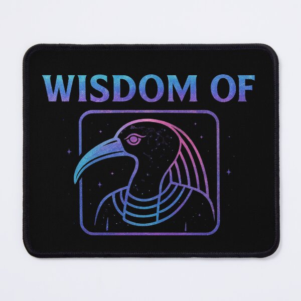 Item preview, Thoth Egyptian God of Wisdom – Ibis Head Line Art designed and sold by Eye Of Horus.