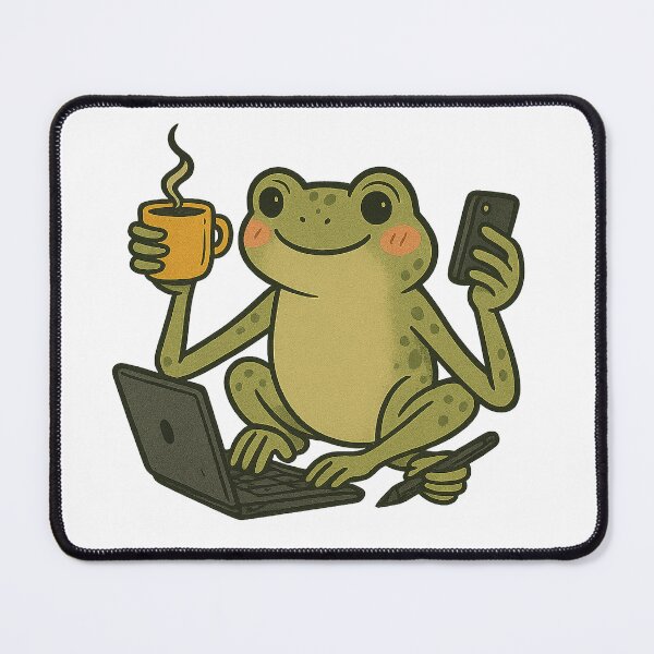 Item preview, Multitasking Frog designed and sold by SilknMarble.