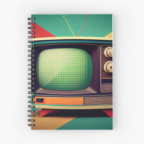 Item preview, Hand-drawn comic retro TV set. Colorful background in art retro-futuristic style designed and sold by anytka.
