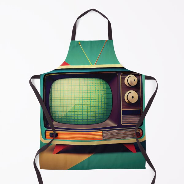 Item preview, Hand-drawn comic retro TV set. Colorful background in art retro-futuristic style designed and sold by anytka.