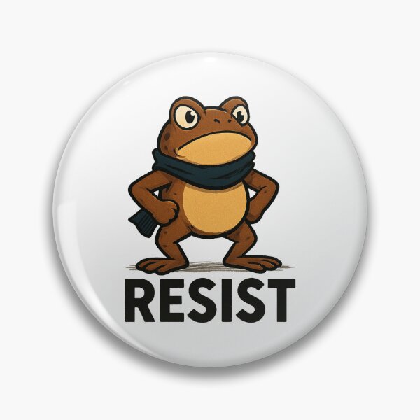 Artikelvorschau, Resist Frog, Portlandfrosch lustig entworfen und verkauft von AddlPoolart.