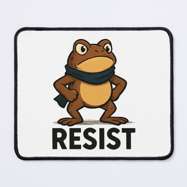 Artikelvorschau, Resist Frog, Portlandfrosch lustig entworfen und verkauft von AddlPoolart.