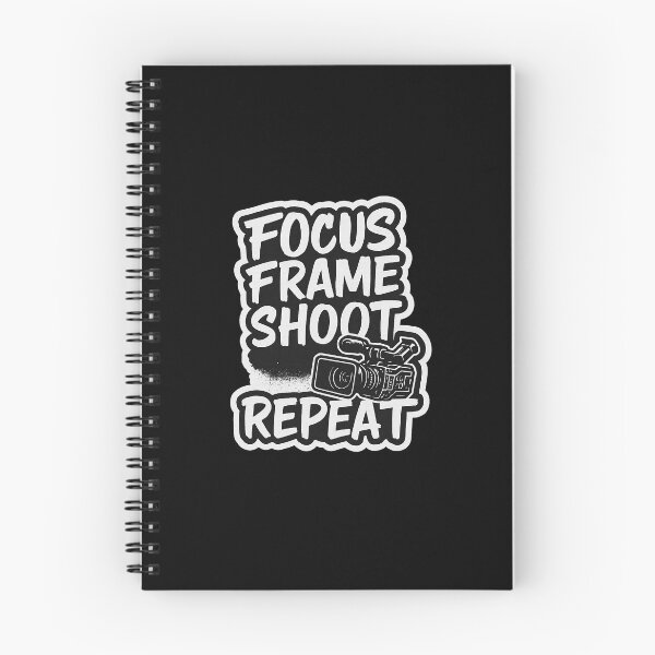 Item preview, Focus Frame Shoot Repeat – Black & White Cinematic Graffiti designed and sold by BoldApparel.