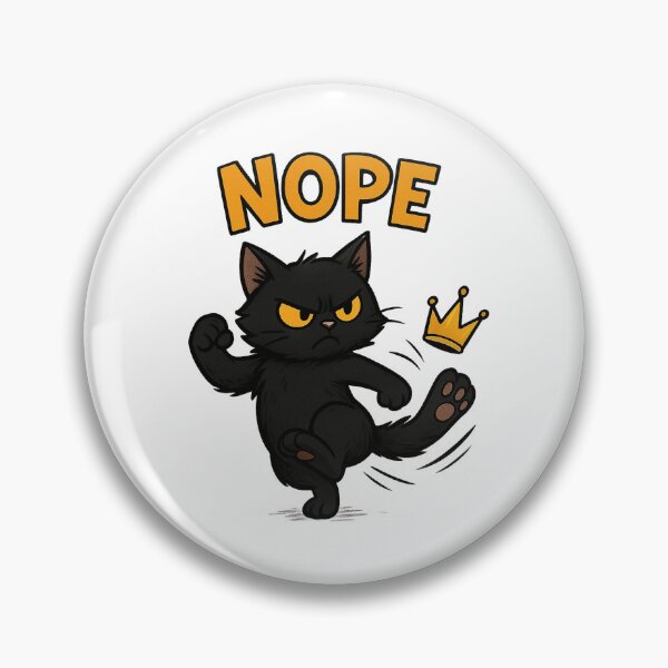 Artikelvorschau, keine Könige in Amerika Resist Frog, Portland Frog Lustige schwarze Katze entworfen und verkauft von AddlPoolart.