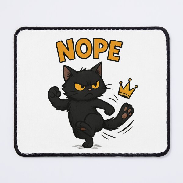 Artikelvorschau, keine Könige in Amerika Resist Frog, Portland Frog Lustige schwarze Katze entworfen und verkauft von AddlPoolart.