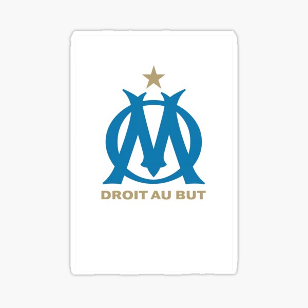 Autocollant Vintage Olympique De Marseille – OM Football Sticker