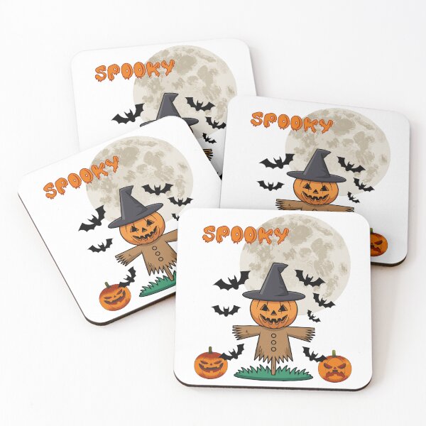 Item preview, Halloween. Spooky Scarecrow And Huge Moon. designed and sold by Dinasshop.
