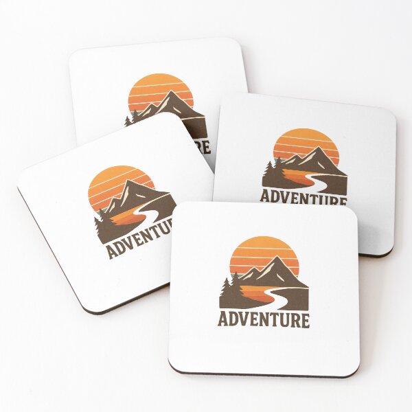 Item preview, Adventure Retro Sunset – Vintage Mountain and Nature Travel Design designed and sold by SYCreativeStudio.