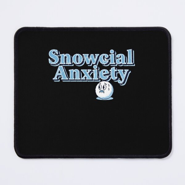 Item preview, Snowcial Anxiety Funny Snowball Winter Social Introvert designed and sold by VinsendDraconi.
