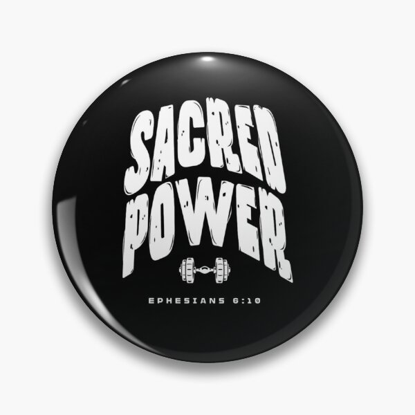 Item preview, Sacred Power – Christian Gym Design Inspired by Ephesians 6:10 designed and sold by OrtegaGrace.