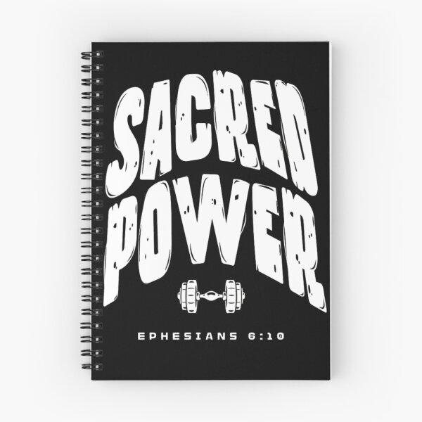 Item preview, Sacred Power – Christian Gym Design Inspired by Ephesians 6:10 designed and sold by OrtegaGrace.