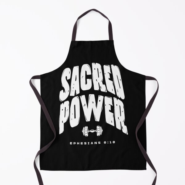 Item preview, Sacred Power – Christian Gym Design Inspired by Ephesians 6:10 designed and sold by OrtegaGrace.