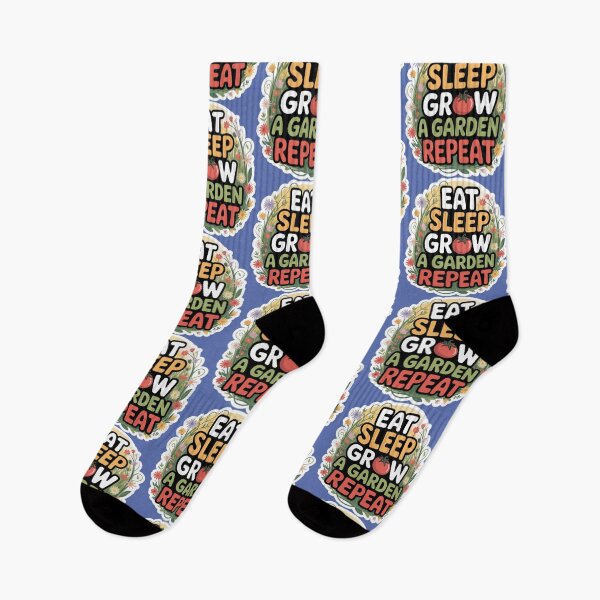 Item preview, Eat Sleep Grow A Garden Repeat designed and sold by ZooStateofMind.