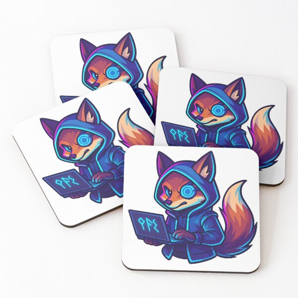 Item preview, Cyberpunk Fox Odin Hacker designed and sold by NorseDrip.