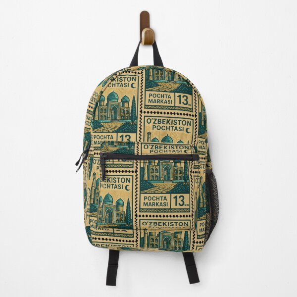 Item preview, Uzbekistan Vintage Postage Stamp – Silk Road Architecture Art designed and sold by Travellerz.